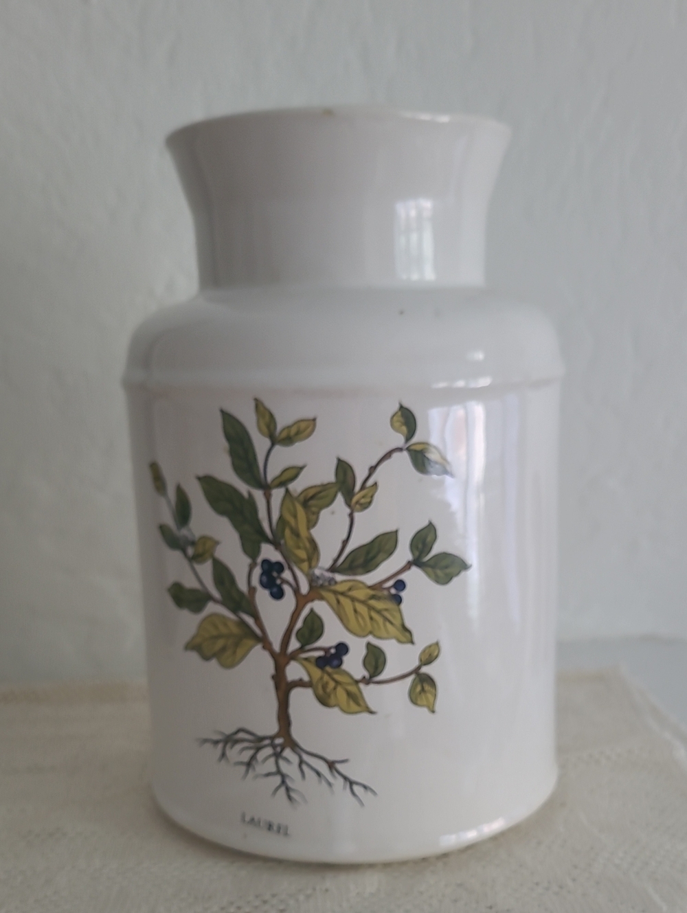 1970's Mccoy Stoneware Herb Canister